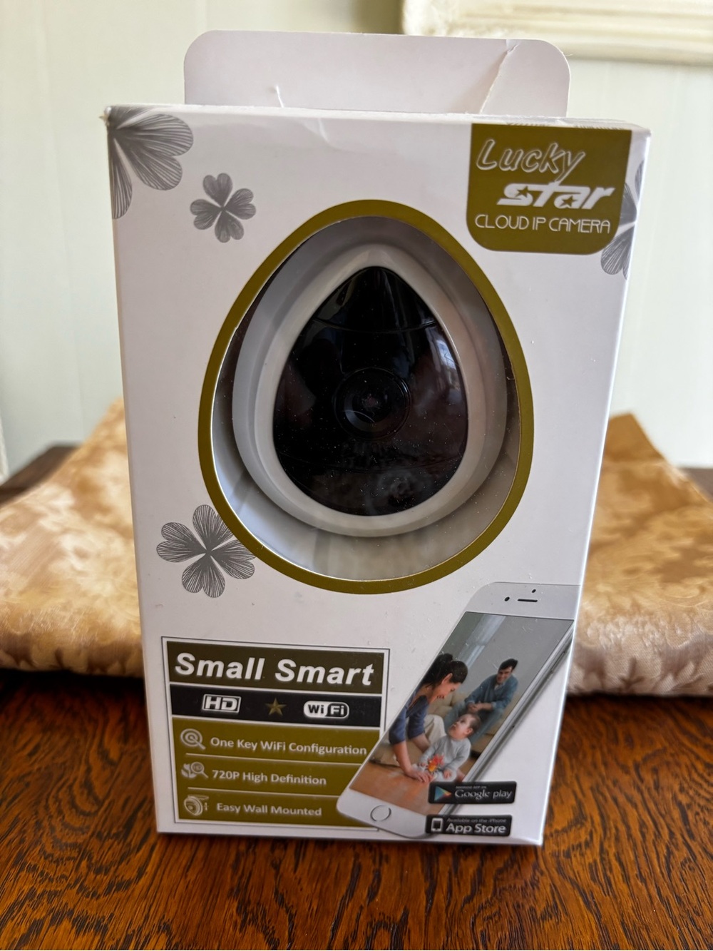 Lucky Star Small Smart Cloud IP Camera - Monitor